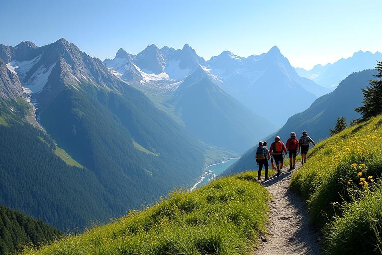 Schweizer Alpen geführte Naturwanderungen