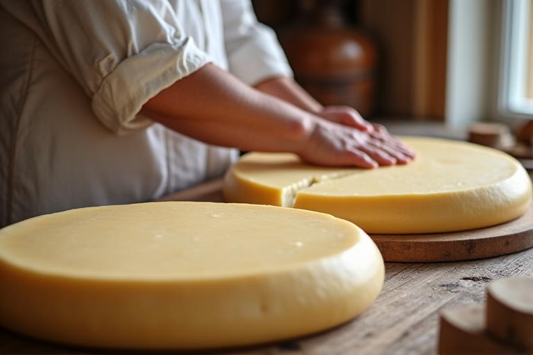 Traditionelle Käseherstellung Schweiz